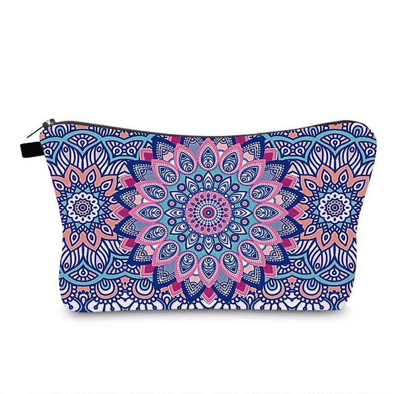 Olivenorma Mandala Pattern Makeup Cosmetic Bag - Mandala#3 - image 7