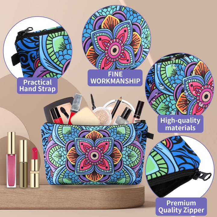 Olivenorma Mandala Pattern Makeup Cosmetic Bag - image 31