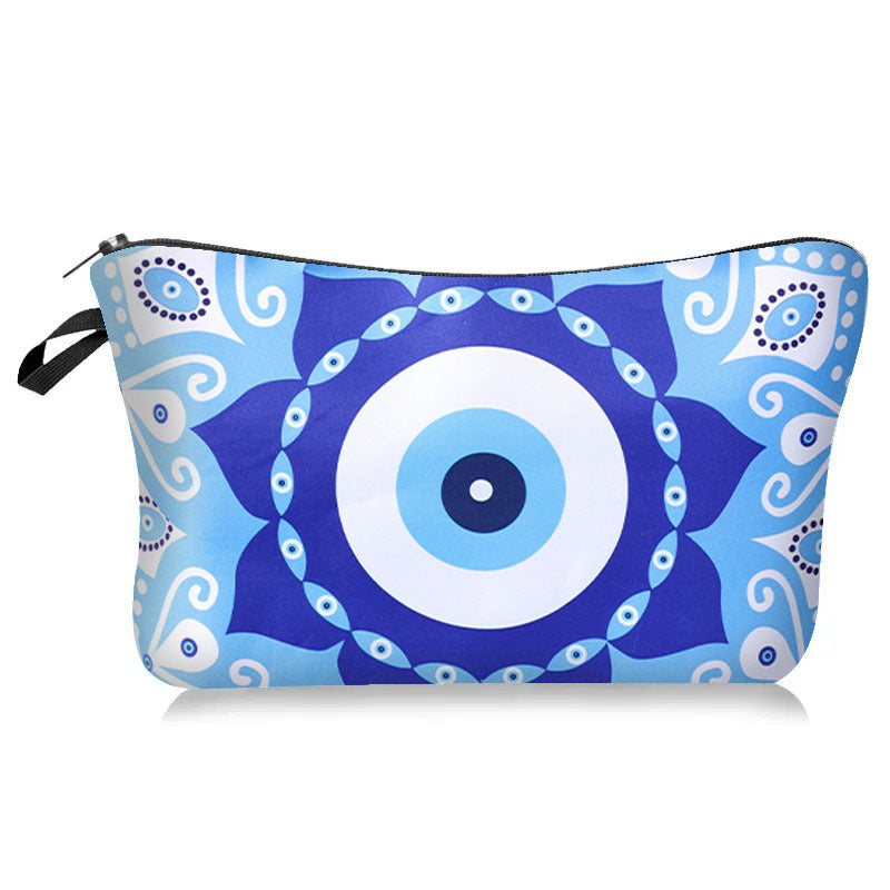 Olivenorma Blue Evil Eye Makeup Cosmetic Bag - Blue Evil Eye#2 - image 2