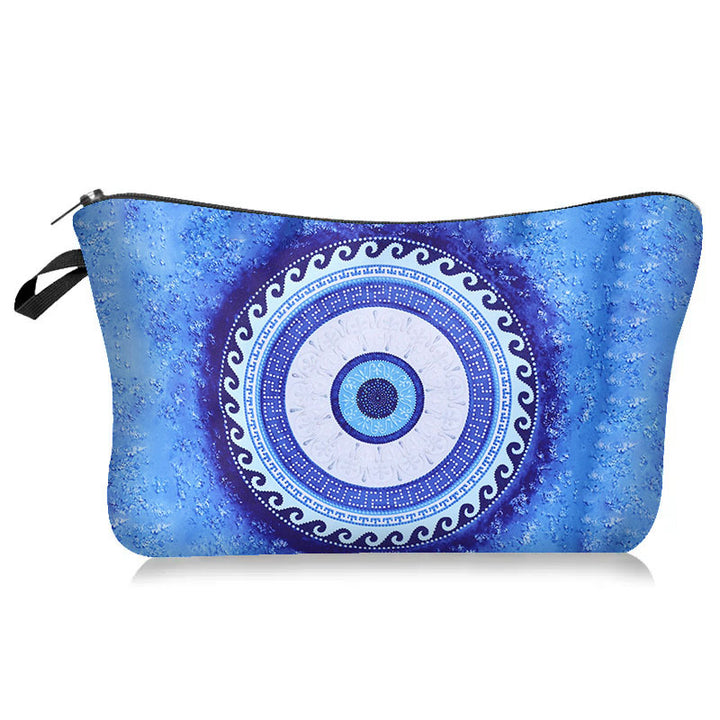 Olivenorma Blue Evil Eye Makeup Cosmetic Bag - Blue Evil Eye#8 - image 8