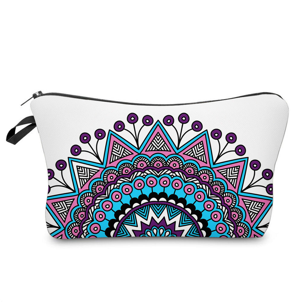 Olivenorma Mandala Pattern Travel Makeup Cosmetic Bag - Mandala#2 - image 5