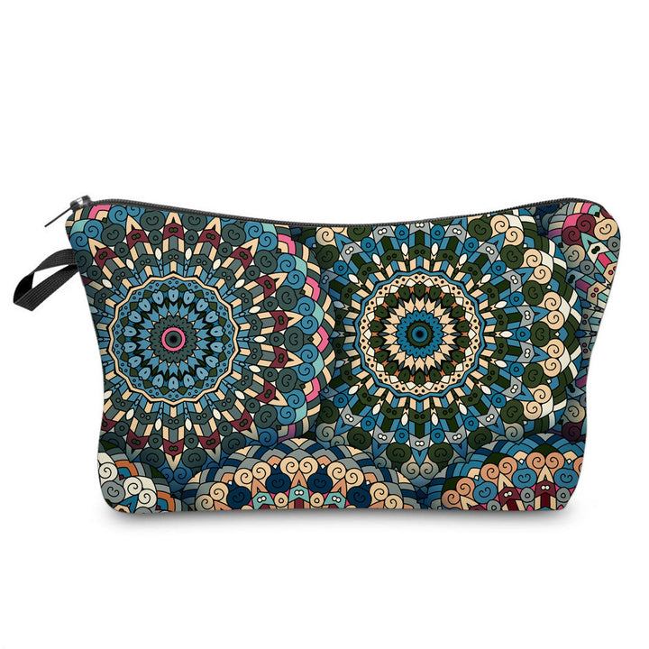 Olivenorma Mandala Pattern Travel Makeup Cosmetic Bag - Mandala#4 - image 7