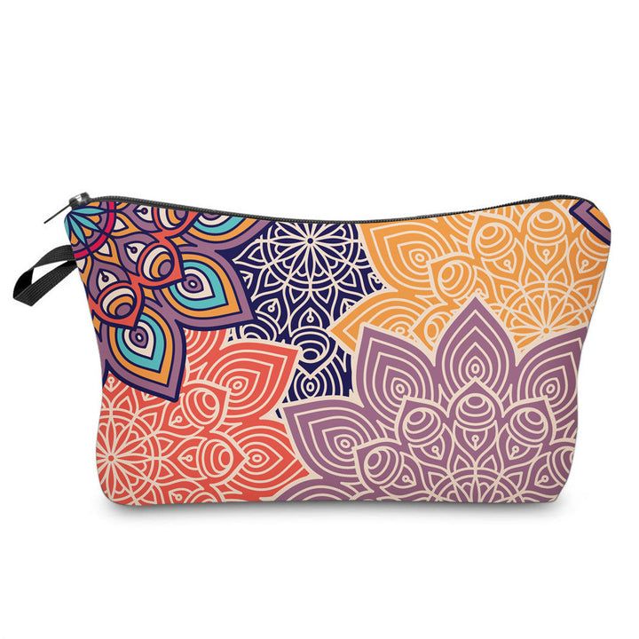 Olivenorma Mandala Pattern Travel Makeup Cosmetic Bag - Mandala#6 - image 9