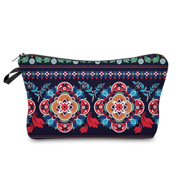 Olivenorma Mandala Pattern Travel Makeup Cosmetic Bag - Mandala#7 - image 10