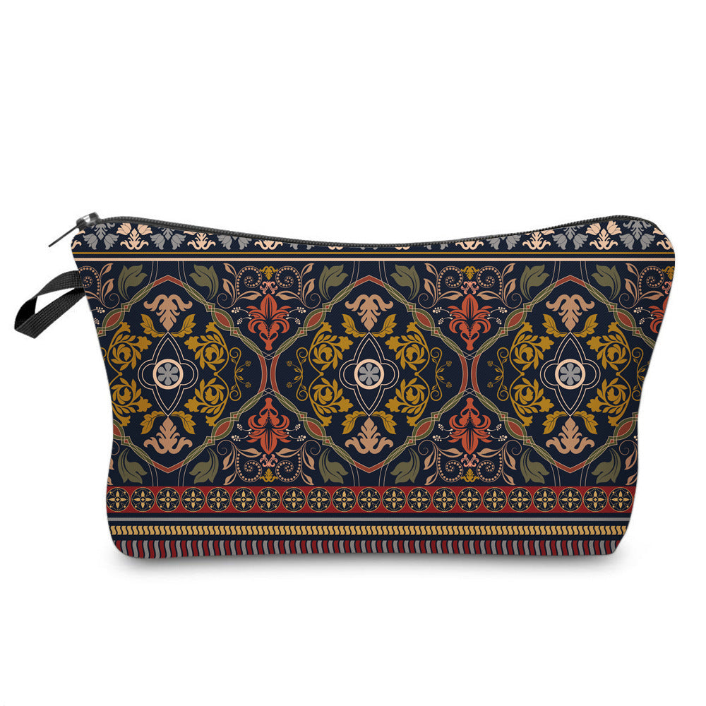 Olivenorma Mandala Pattern Travel Makeup Cosmetic Bag - Mandala#8 - image 11