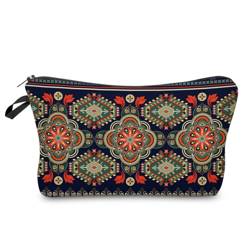 Olivenorma Mandala Pattern Travel Makeup Cosmetic Bag - Mandala#9 - image 12