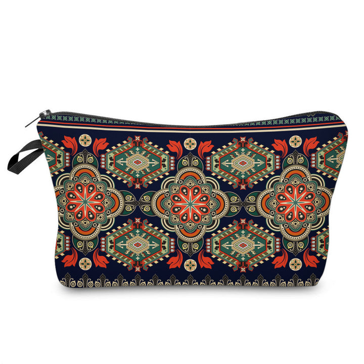 Olivenorma Mandala Pattern Travel Makeup Cosmetic Bag - Mandala#9 - image 12
