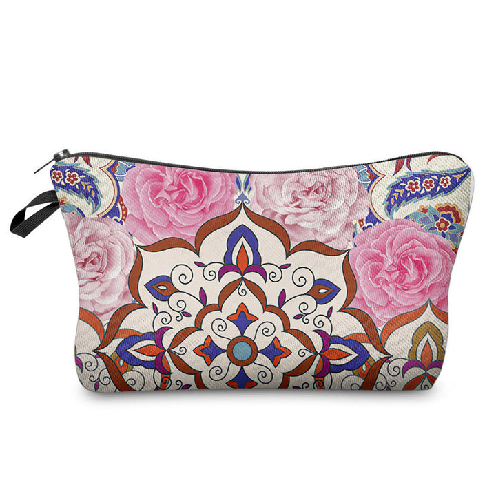 Olivenorma Mandala Pattern Travel Makeup Cosmetic Bag - Mandala#11 - image 14