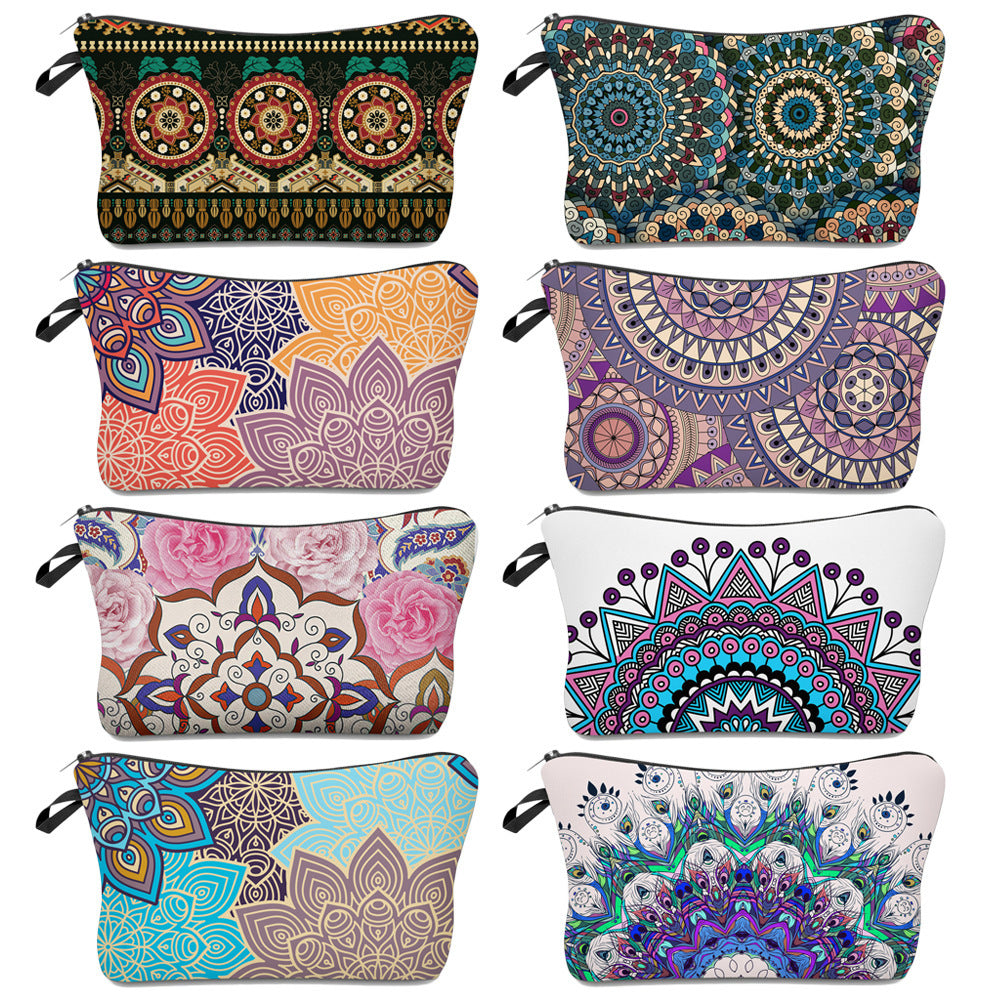 Olivenorma Mandala Pattern Travel Makeup Cosmetic Bag - image 16