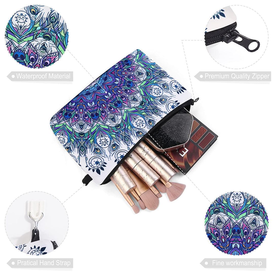 Olivenorma Mandala Pattern Travel Makeup Cosmetic Bag - image 2