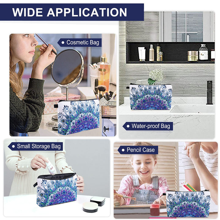 Olivenorma Mandala Pattern Travel Makeup Cosmetic Bag - image 3