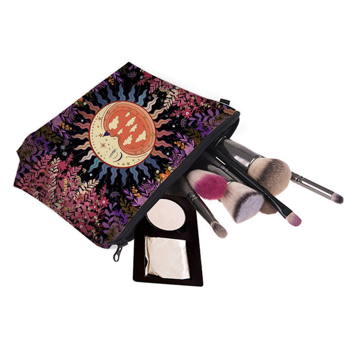 Olivenorma Sun Moon Star Pattern Cosmetic Bag - image 13