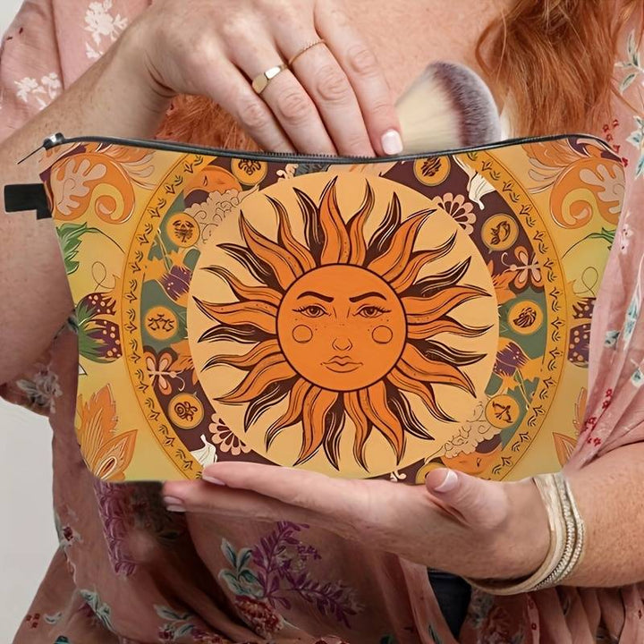 Olivenorma Sun Moon Star Pattern Cosmetic Bag - image 1