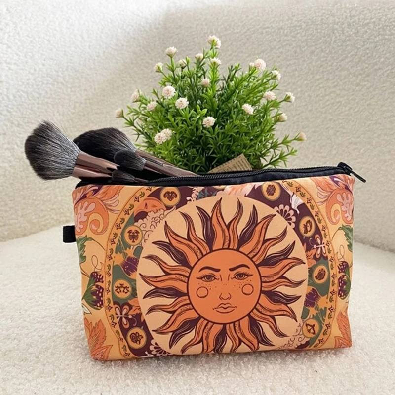 Olivenorma Sun Moon Star Pattern Cosmetic Bag - image 2