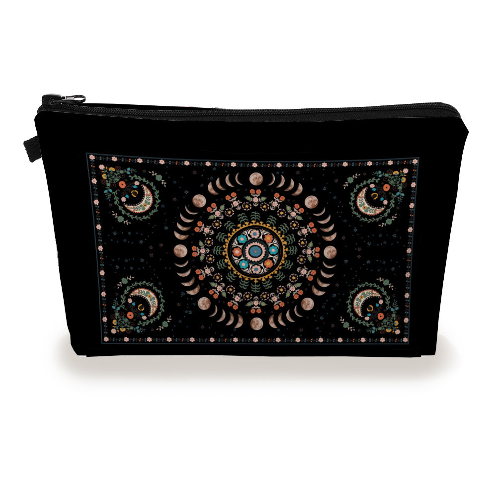 Olivenorma Moon Phase Flower Print Cosmetic Bag - Moon Phase Flower - image 0
