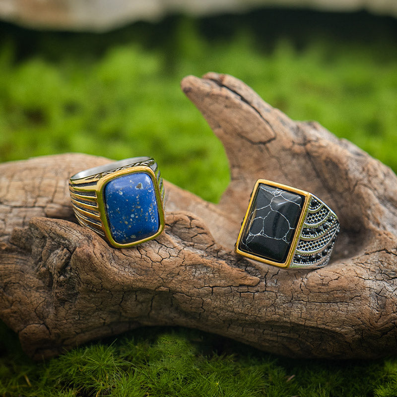 Olivenorma "Triumph Return"-Turkish Warrior Gemstone Ring - image 0