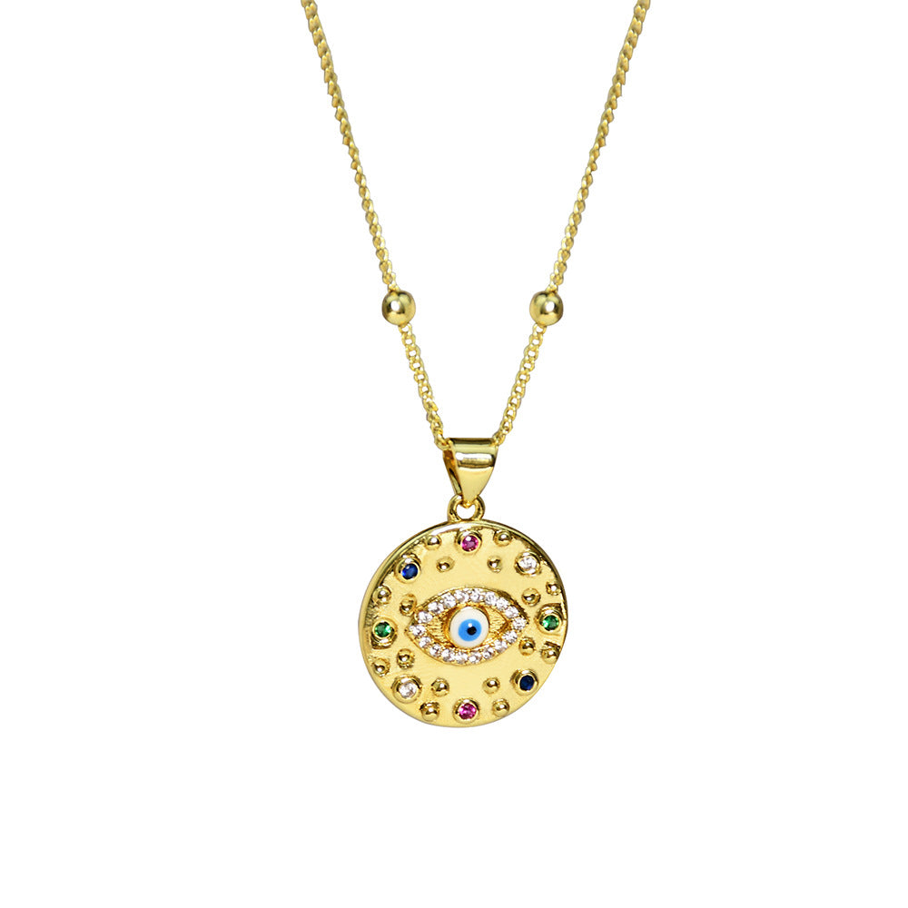 Olivenorma Larimar Turquoise Zircon Necklace Set - Zircon - image 6