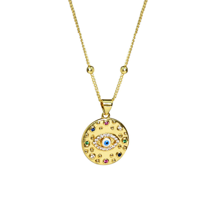 Olivenorma Larimar Turquoise Zircon Necklace Set - Zircon - image 6
