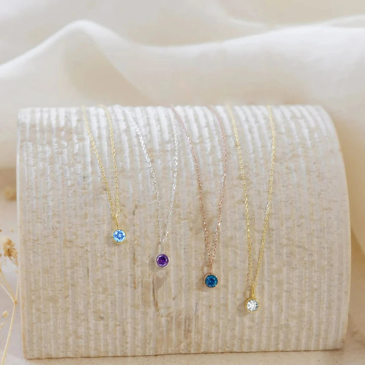Olivenorma Constellation 8mm Birthstone Pendant Necklace - image 29