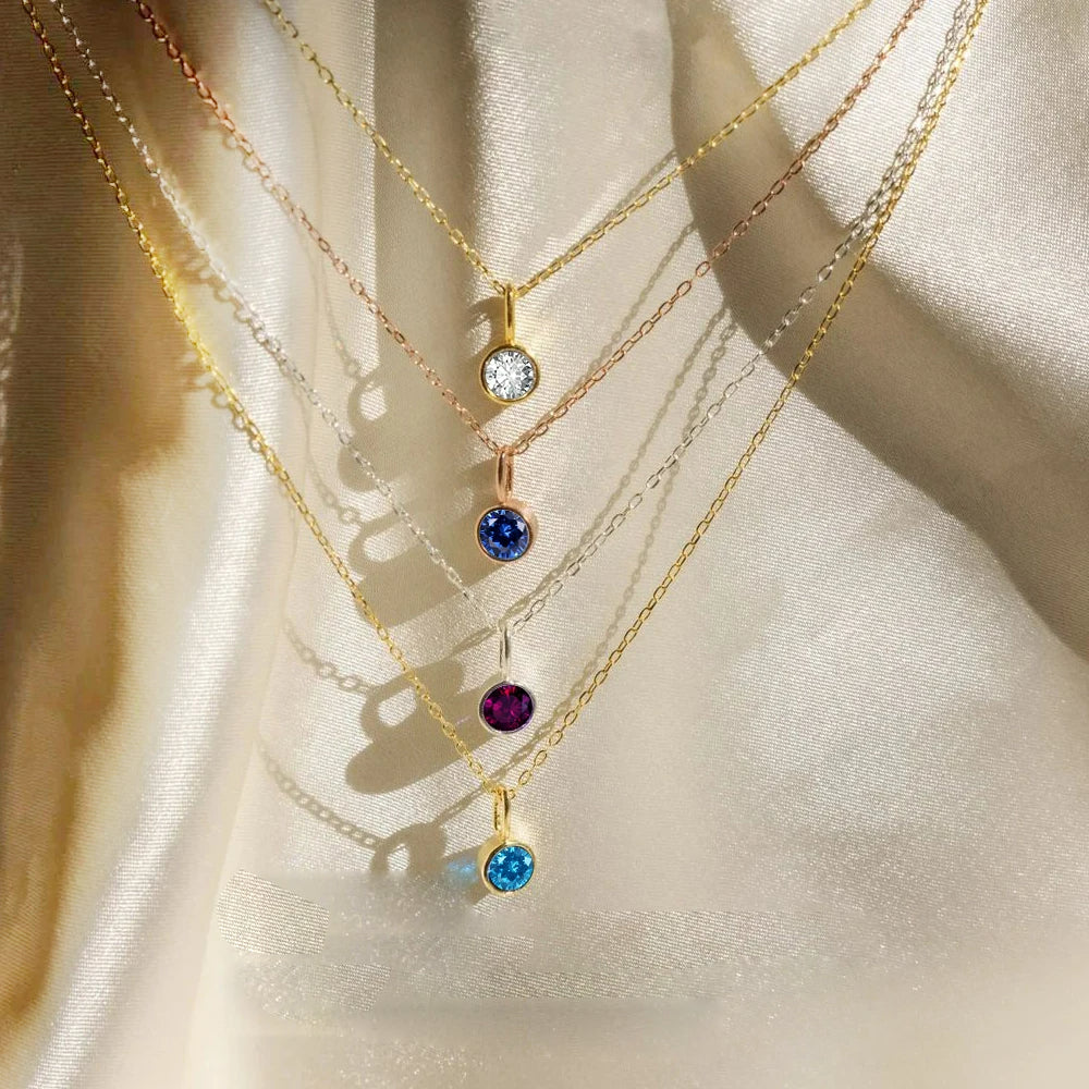 Olivenorma Constellation 8mm Birthstone Pendant Necklace - image 25