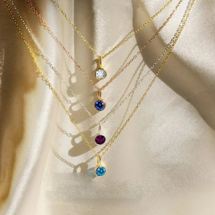 Olivenorma Constellation 8mm Birthstone Pendant Necklace - image 25