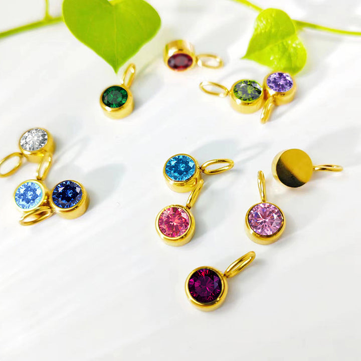 Olivenorma Constellation 8mm Birthstone Pendant Necklace - image 32