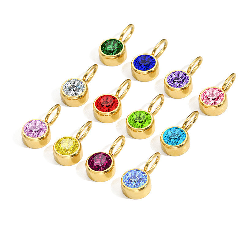 Olivenorma Constellation 8mm Birthstone Pendant Necklace - image 34