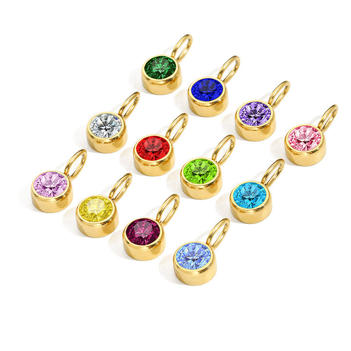 Olivenorma Constellation 8mm Birthstone Pendant Necklace - image 34