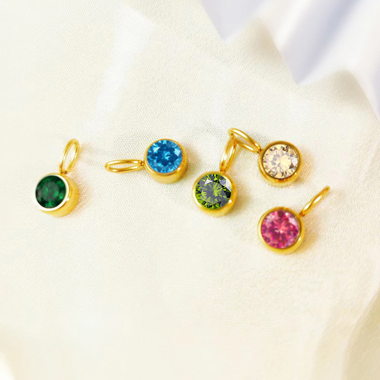 Olivenorma Constellation 8mm Birthstone Pendant Necklace - image 35