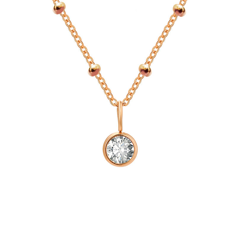 Olivenorma 8mm Round Birthstone Pendant Necklace - image 15