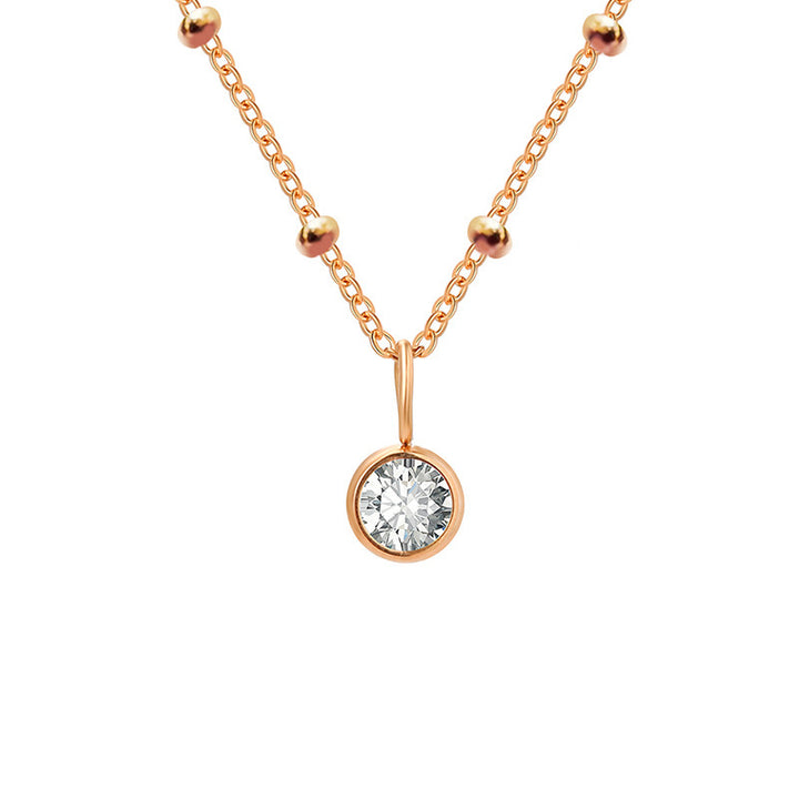 Olivenorma 8mm Round Birthstone Pendant Necklace - image 15
