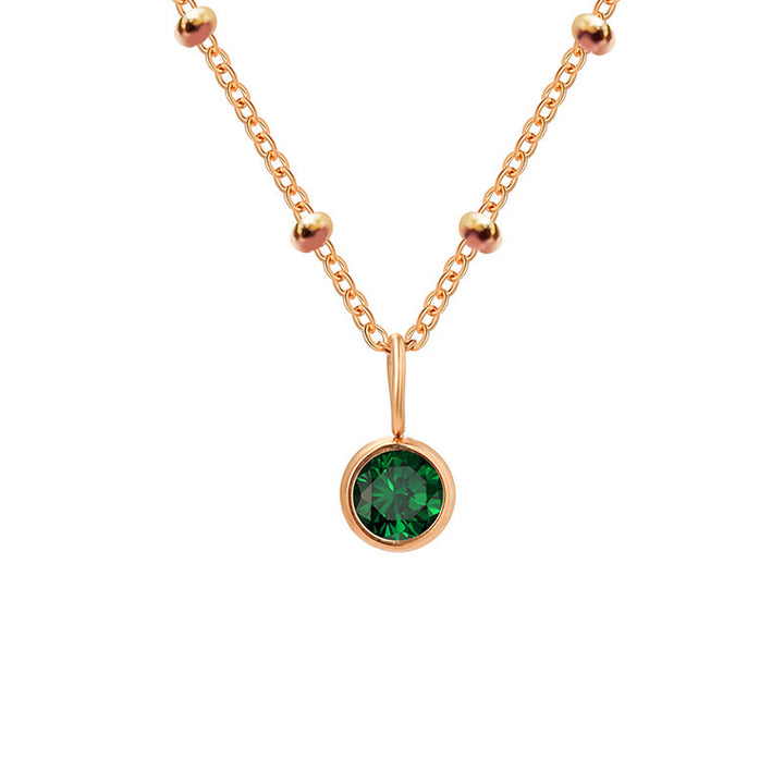 Olivenorma 8mm Round Birthstone Pendant Necklace - image 19