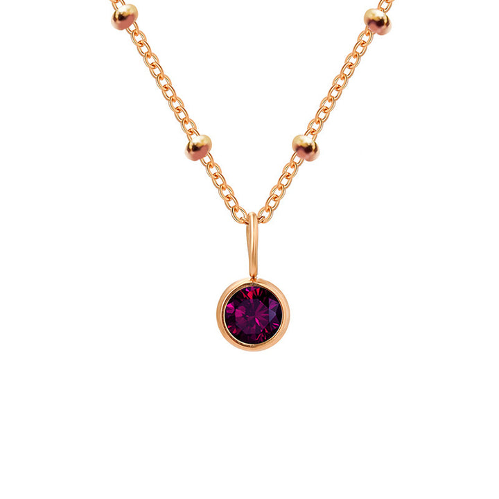 Olivenorma 8mm Round Birthstone Pendant Necklace - image 23