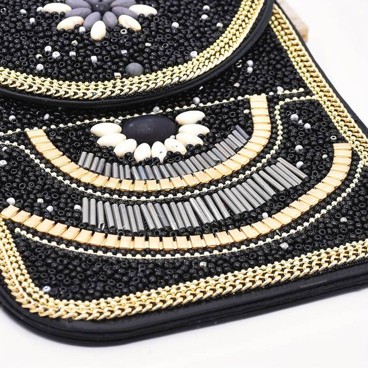 Olivenorma Ethnic Style Beaded Crossbody Mobile Phone Bag - image 5