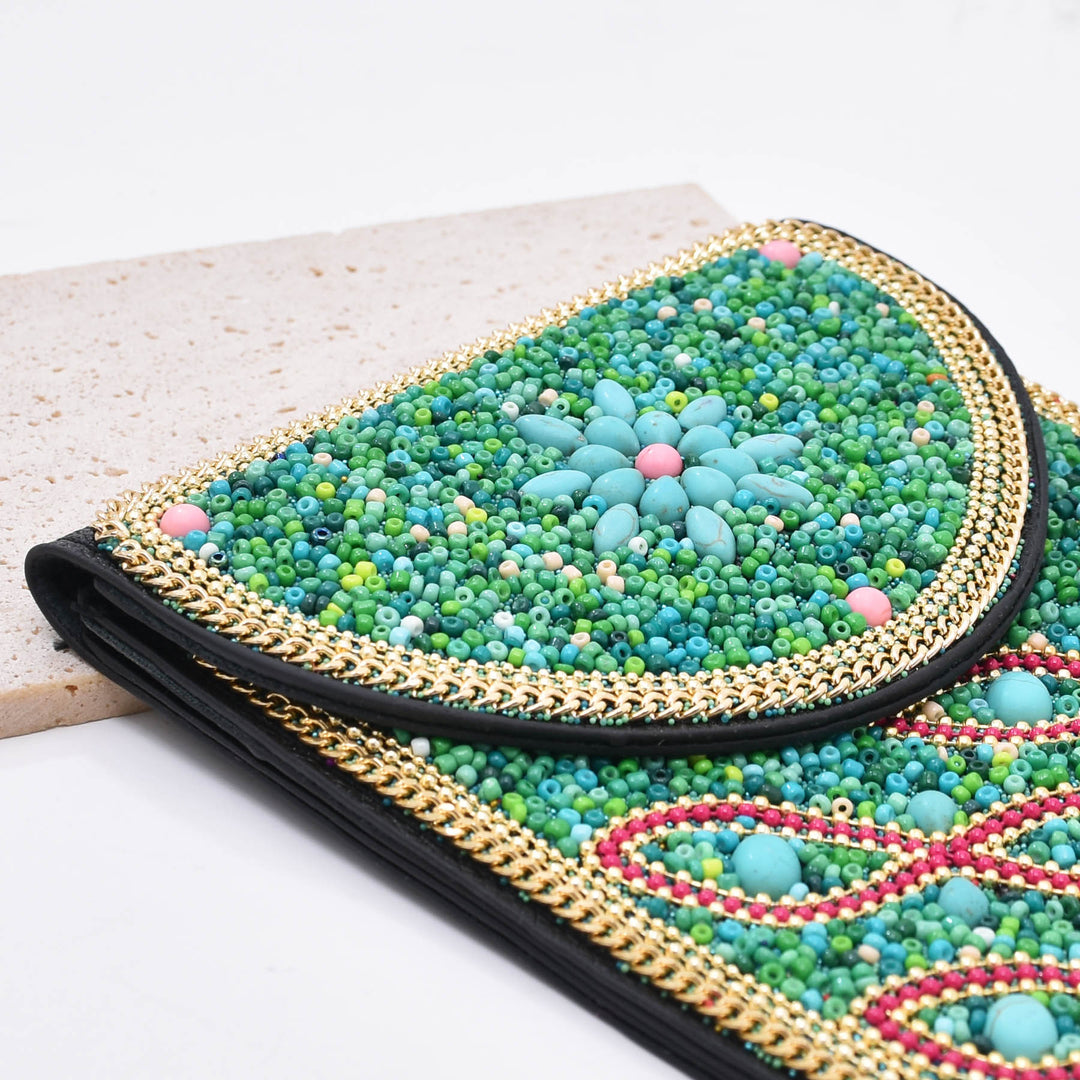 Olivenorma Bohemian Beaded Flower Mobile Phone Bag - image 22
