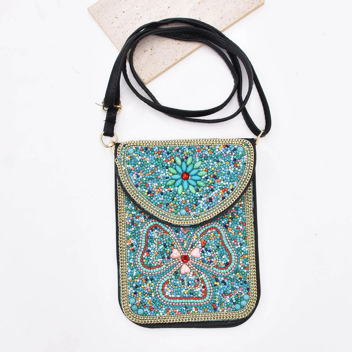 Olivenorma Bohemian Beaded Flower Mobile Phone Bag - image 38