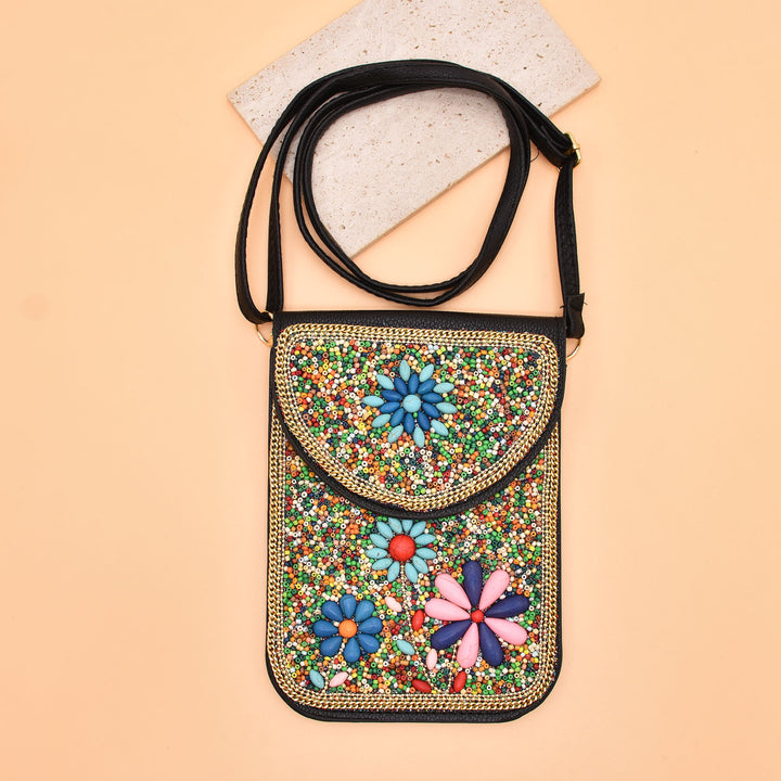 Olivenorma Bohemian Beaded Flower Mobile Phone Bag - image 41