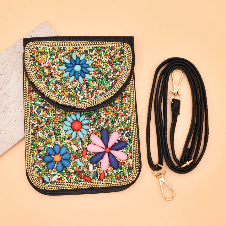 Olivenorma Bohemian Beaded Flower Mobile Phone Bag - image 42