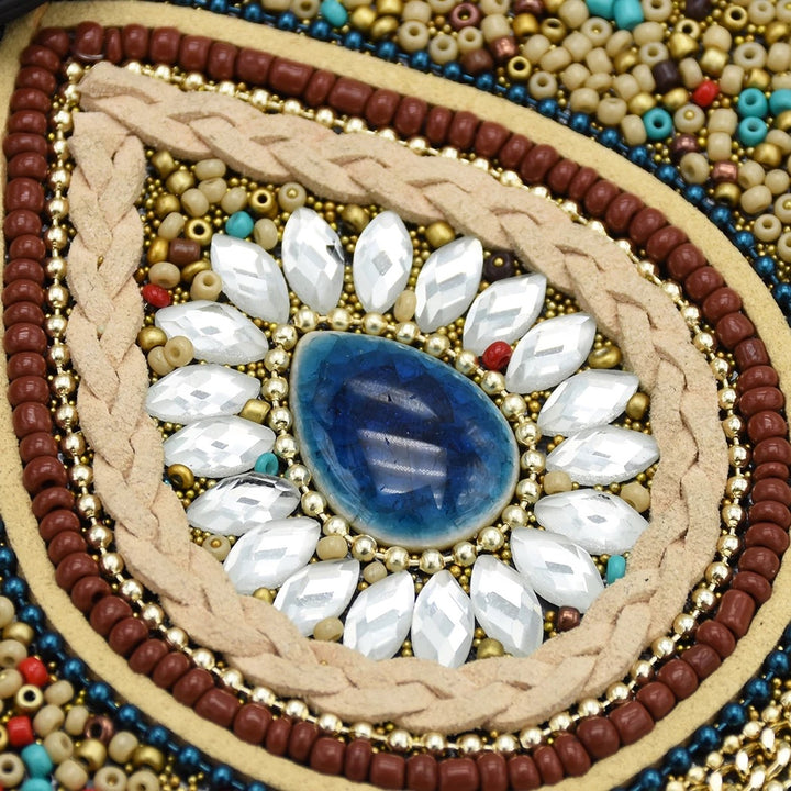 Olivenorma Bohemian Natural Stone Rice Beads Mobile Phone Bag - image 4