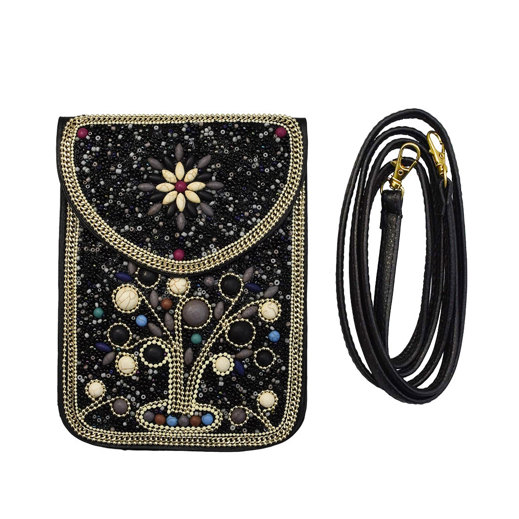 Olivenorma Bohemian Natural Stone Rice Beads Mobile Phone Bag - image 1
