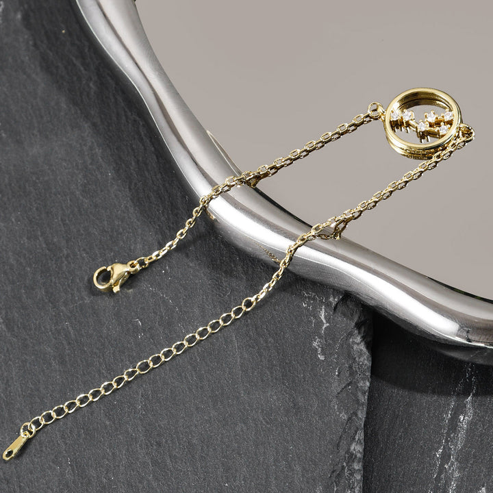 Olivenorma White Zircon Zodiac Astrology Bracelet - Taurus - image 3