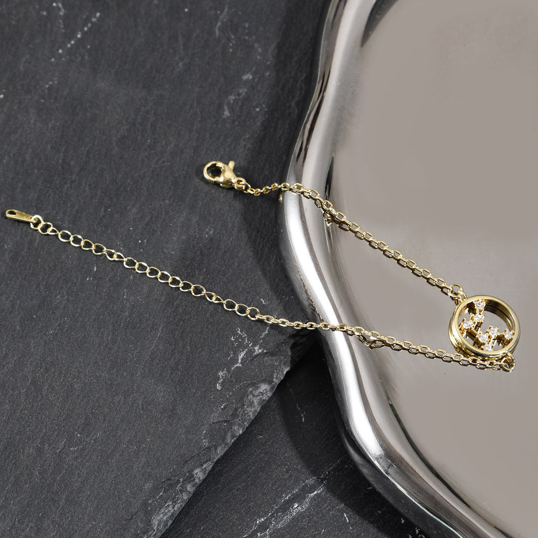 Olivenorma White Zircon Zodiac Astrology Bracelet - Virgo - image 5