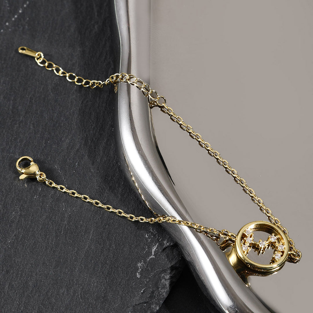 Olivenorma White Zircon Zodiac Astrology Bracelet - Scorpio - image 8