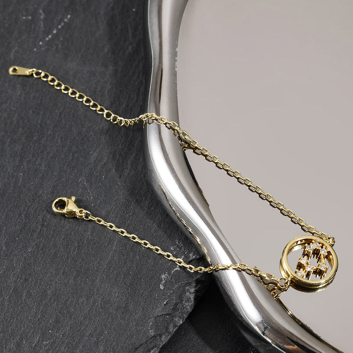Olivenorma White Zircon Zodiac Astrology Bracelet - Leo - image 11