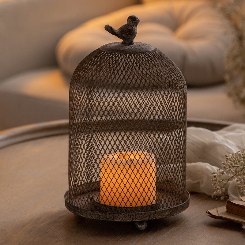 Olivenorma Classical Iron Birdcage Decorative Candle Holder - image 1