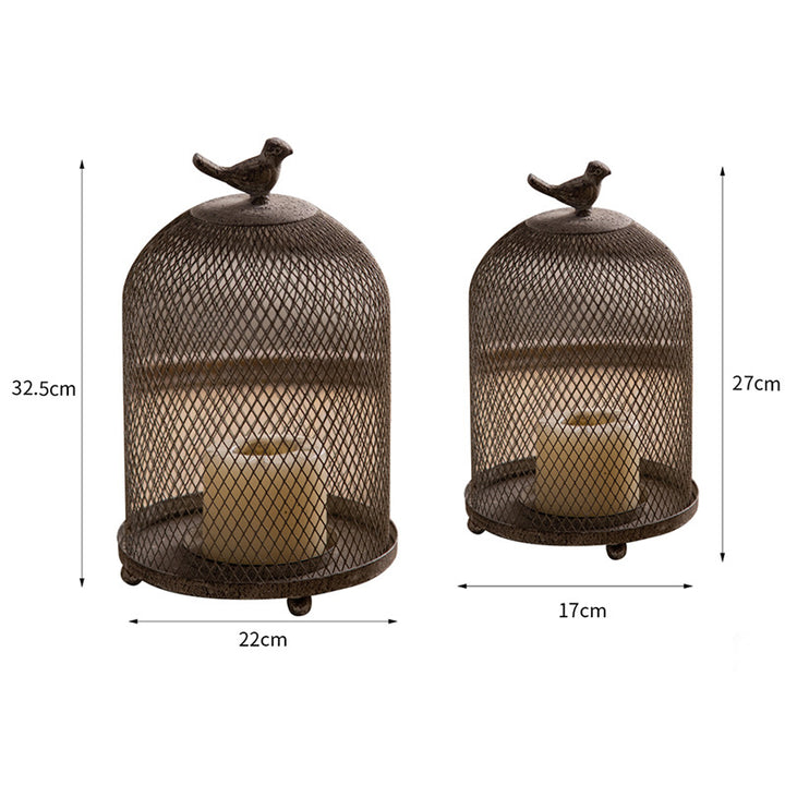 Olivenorma Classical Iron Birdcage Decorative Candle Holder - image 8