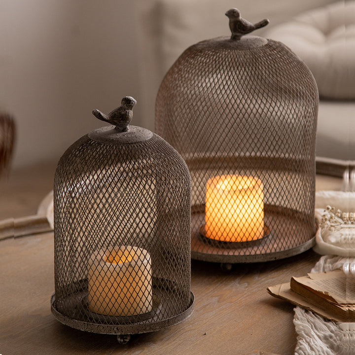 Olivenorma Classical Iron Birdcage Decorative Candle Holder - image 3