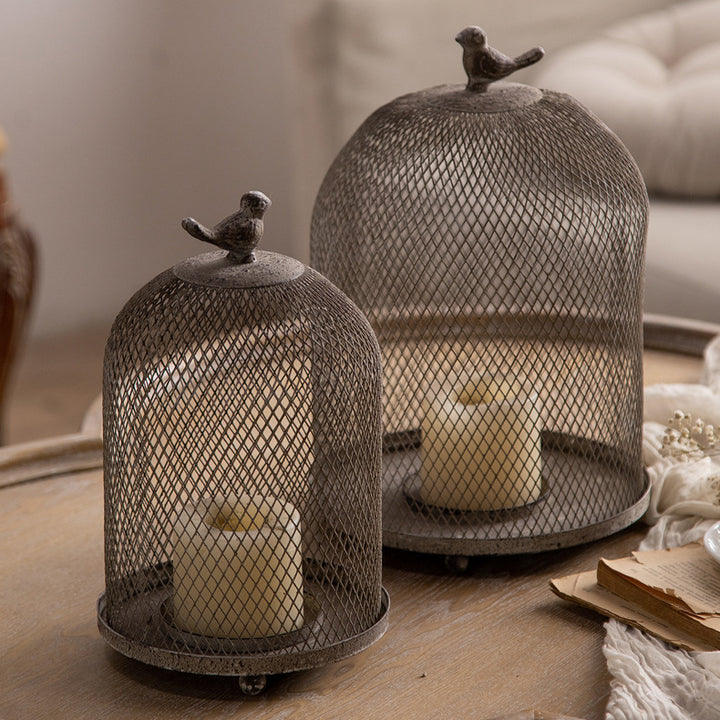 Olivenorma Classical Iron Birdcage Decorative Candle Holder - image 4
