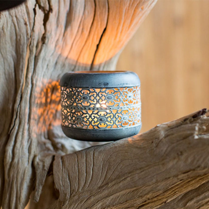 Olivenorma Distressed Iron Hollow Lantern Candle Holder - image 10