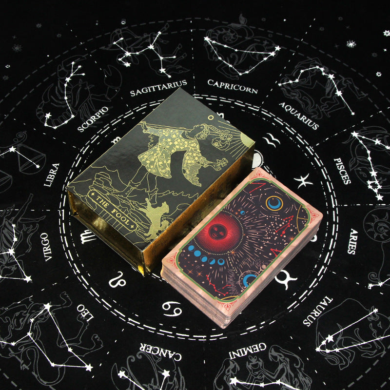 Olivenorma Cosmic Print PVC Waterproof Rose Gold Tarot Card - image 6